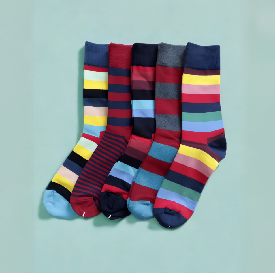 Premium Stylish Stripes Socks Collection - ModSoles